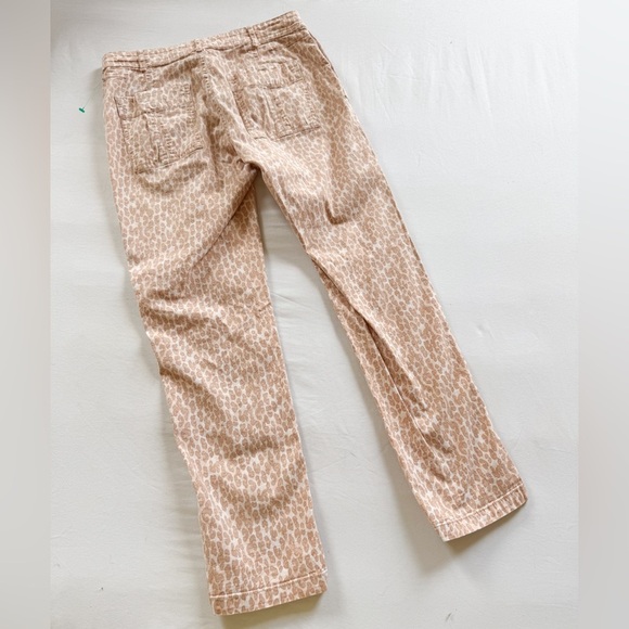 By Anthropologie the Wanderer Pants Size 26 Pink Cheetah - Picture 3 of 8
